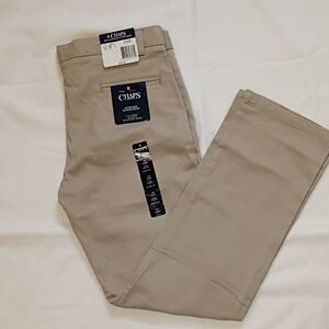 Chaps Men’s Khaki Straight-Leg Pants - Light Tan